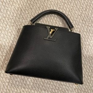 Louis Vuitton Capucines BB Black Noir Gold Hardware